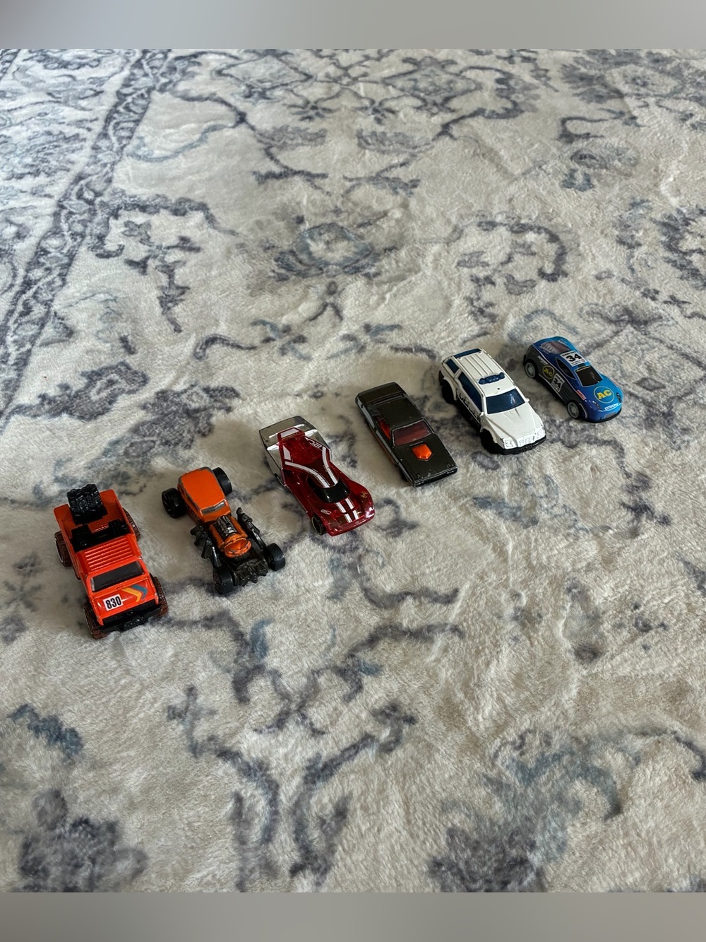 Small toy car lot
